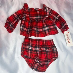 Red Newborn Girls Outfit